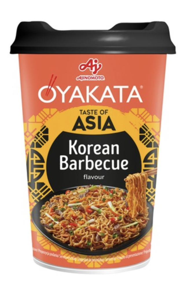 Nouilles sautées saveur barbecue coréen OYAKATA : le pot de 93g à Prix  Carrefour